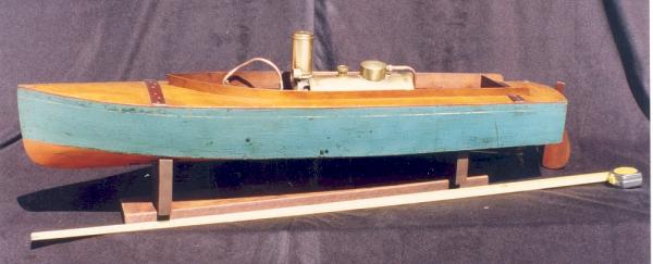 Boucher Live Steam Cruiser With Green Hull