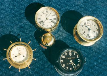 Selection of Seth Thomas and Chelsea Ship’s Clocks