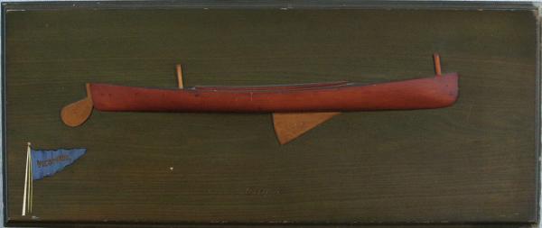 Builders Model Of An American Sailing Canoe- VESPER