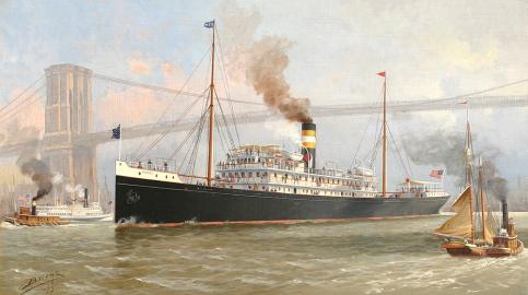 S.S. PONCE Entering New York Harbor