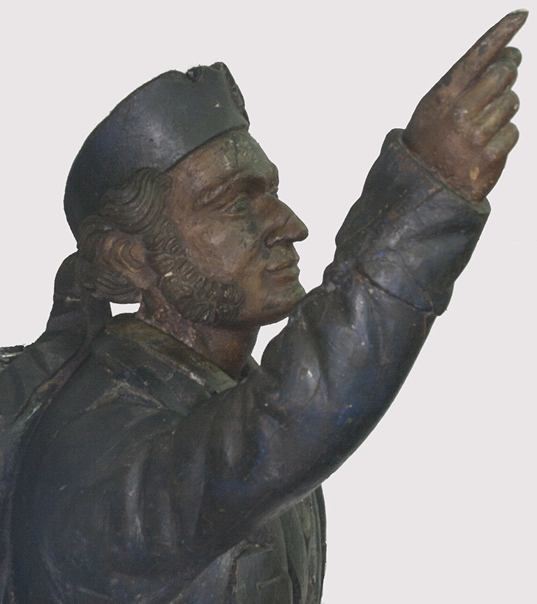 Rare Large Figurehead from a Full Rigged Ship