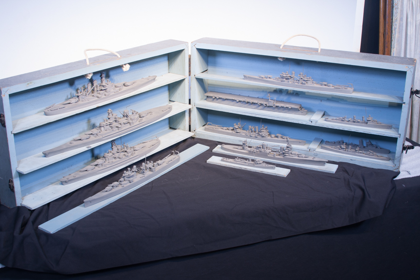 Boxed Set of 12 US Navy WWII Era Training Models