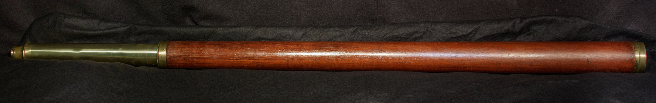 Mahogany and Brass Telescope