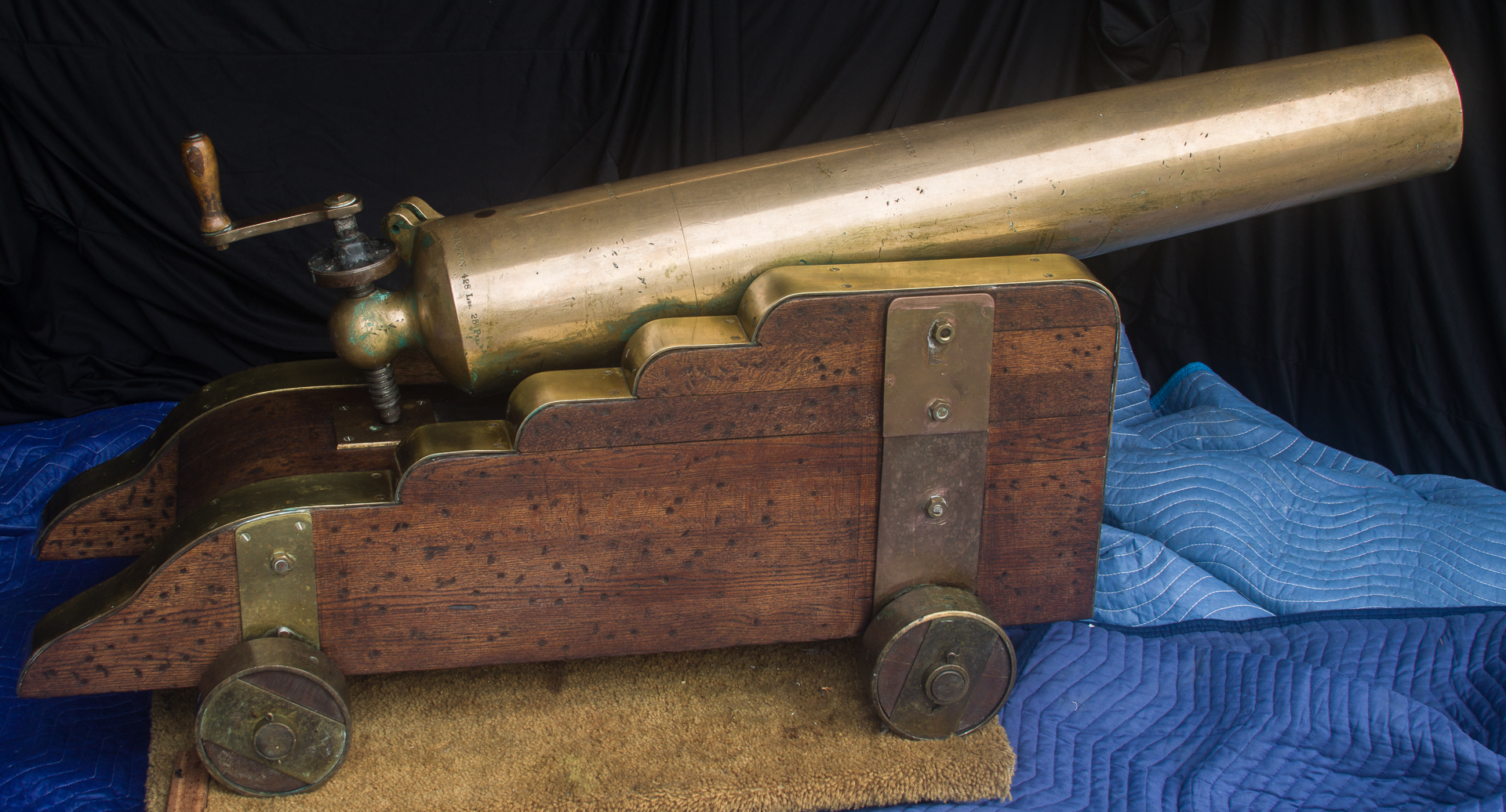 U.S. Navy Bronze 12lb. Light Dahlgren Boat Howitzer