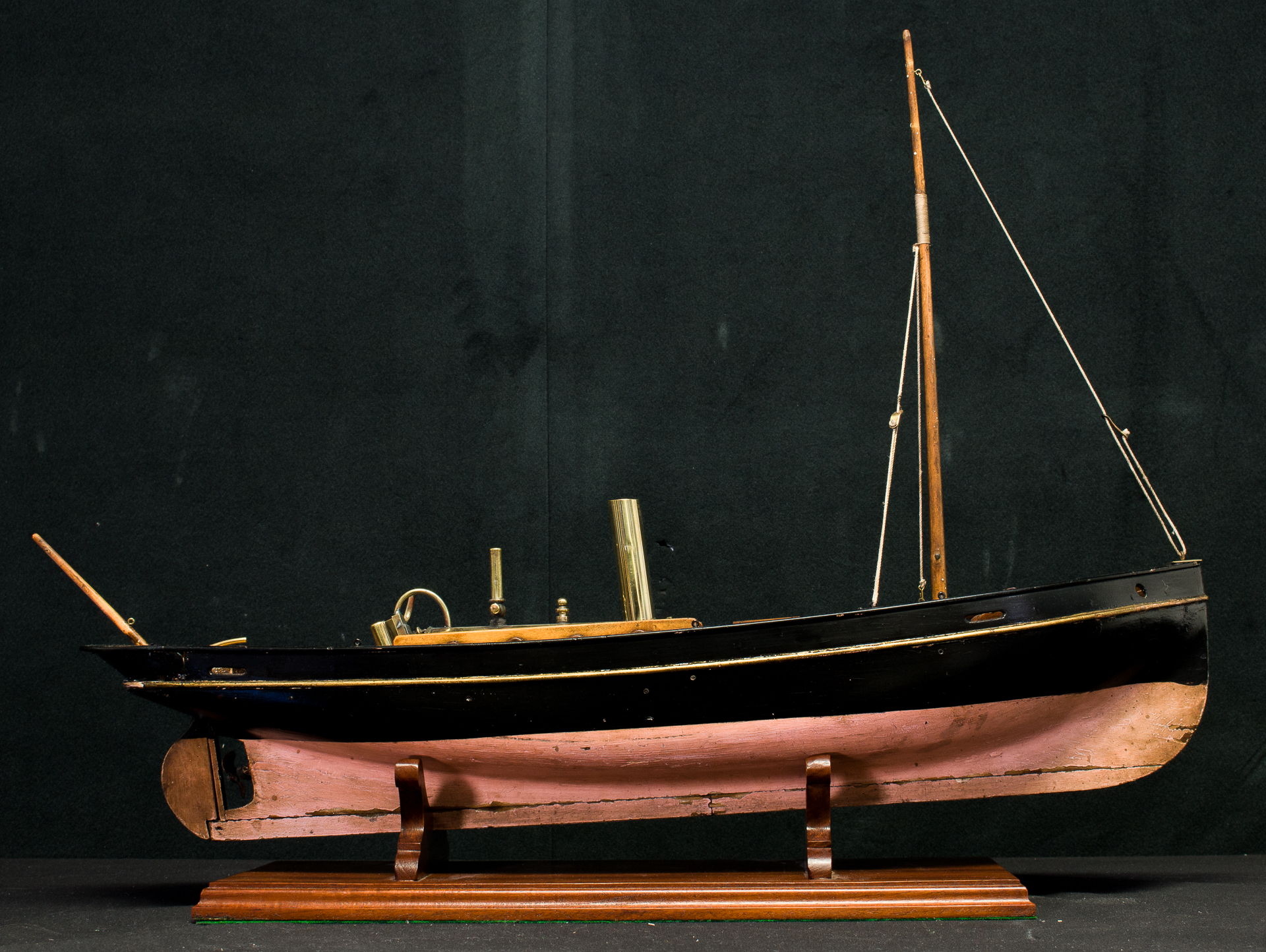Live Steam Model of a British Trawler