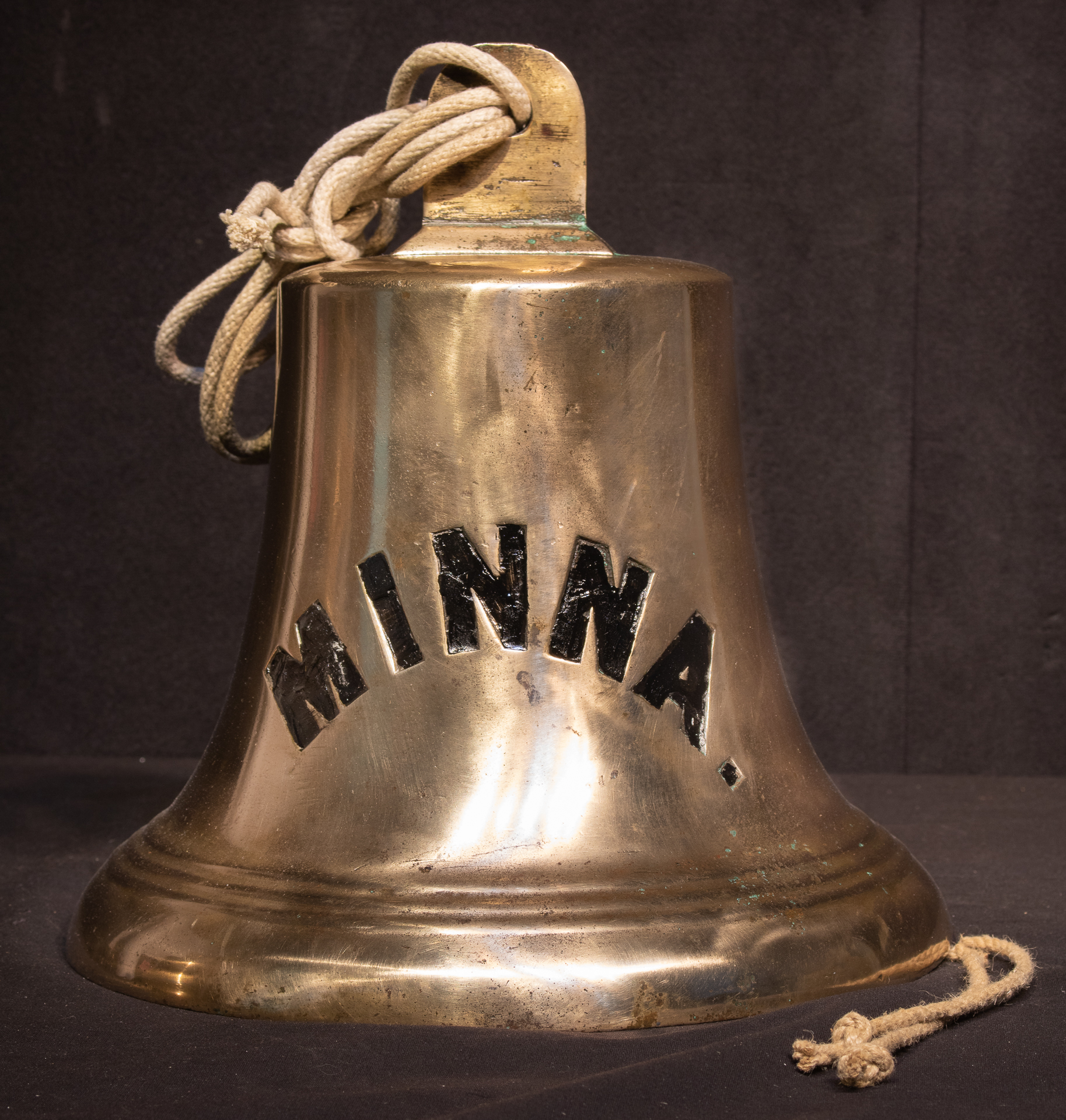 Ships Bell from the Swedish Cargo Ship MINNA of 1922