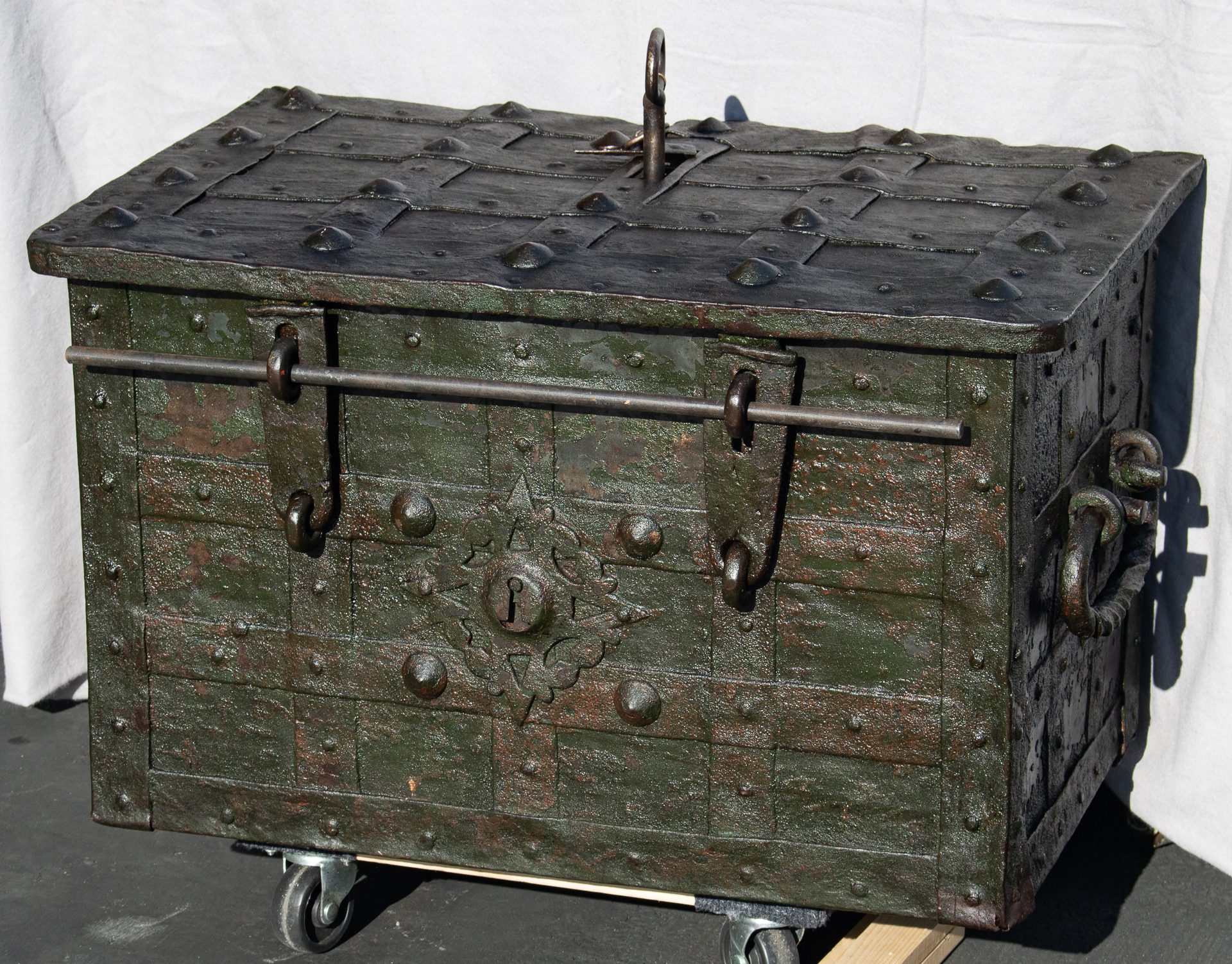 18th Century Armada Chest with Original Keys