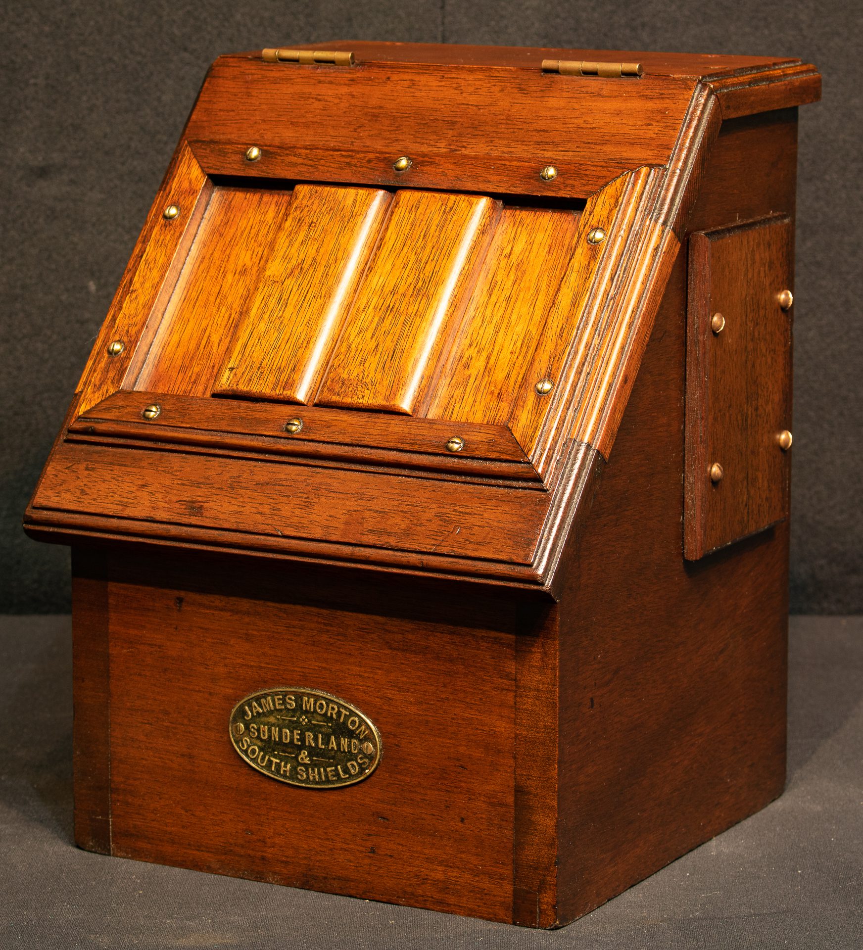 Trawler Compass in Mahogany Case
