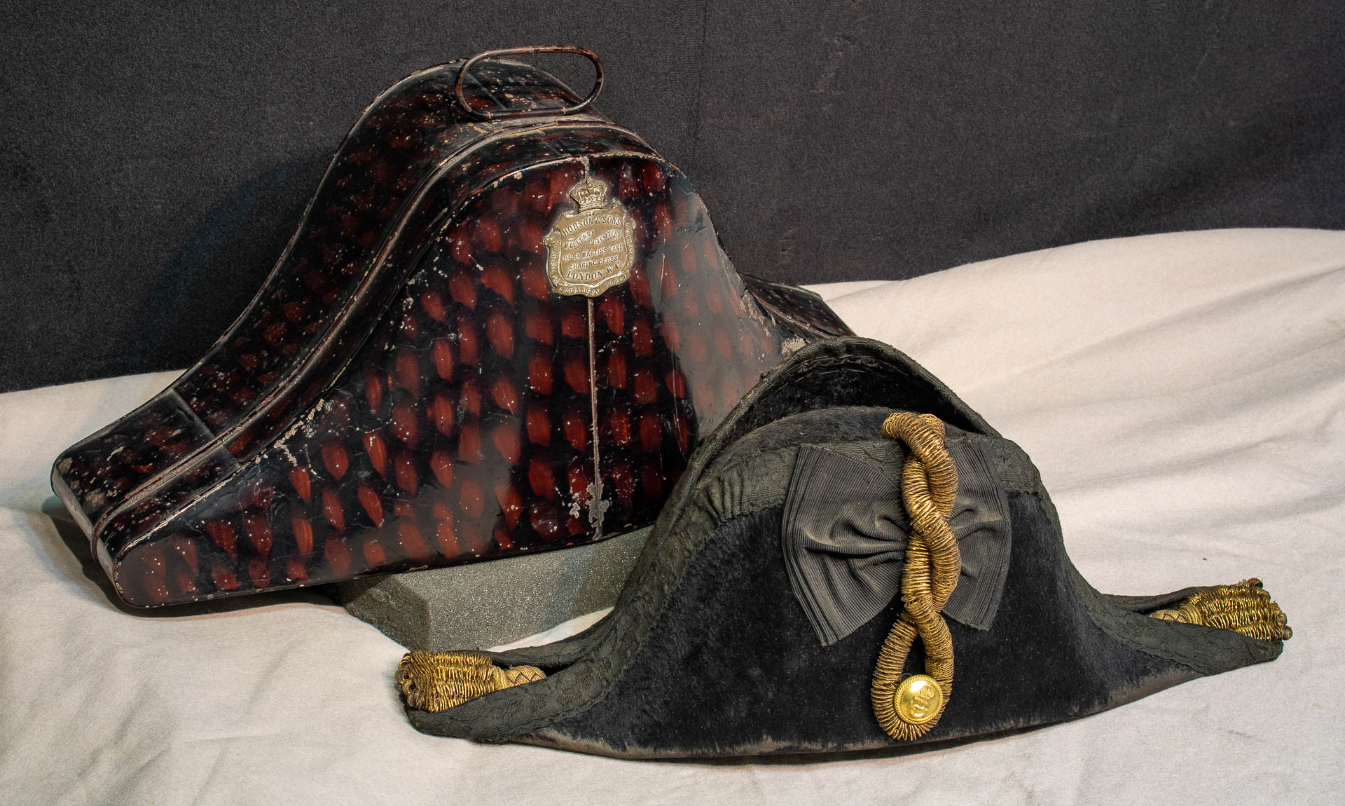 Bicorne Naval Hat in Original Tin Case