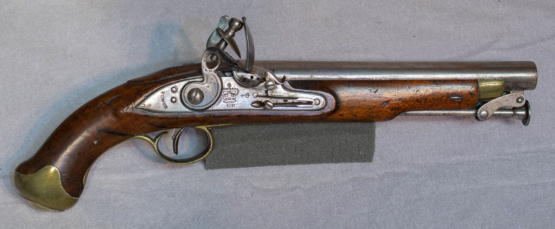 Pattern 1796 Sea Service Flintlock Pistol by T. Barnett
