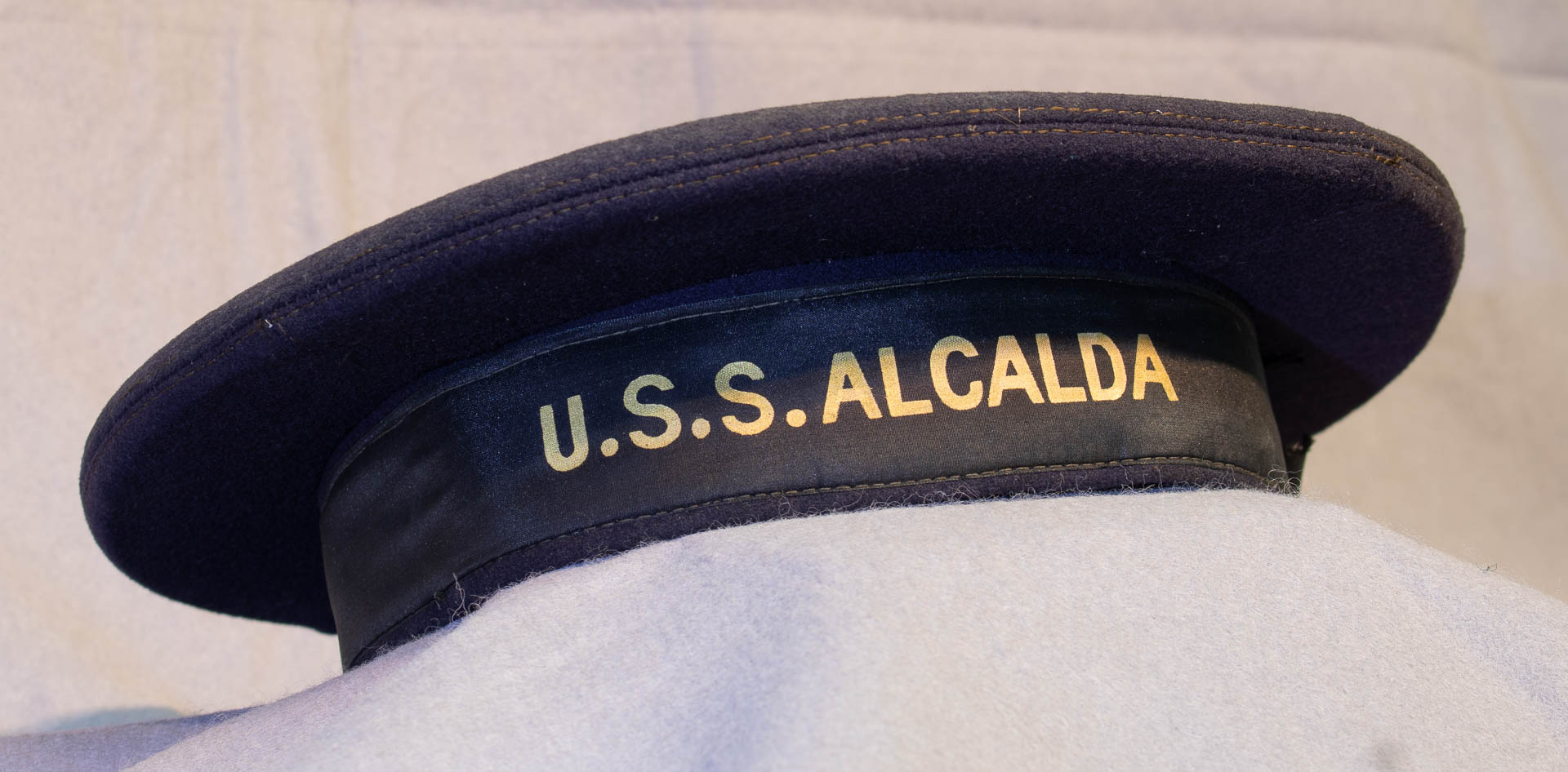 US Navy Sailors Cap from USS ALCALDA