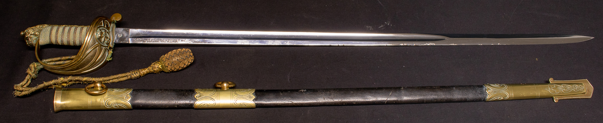 Royal Navy Officers Sword George V 1827 Pattern