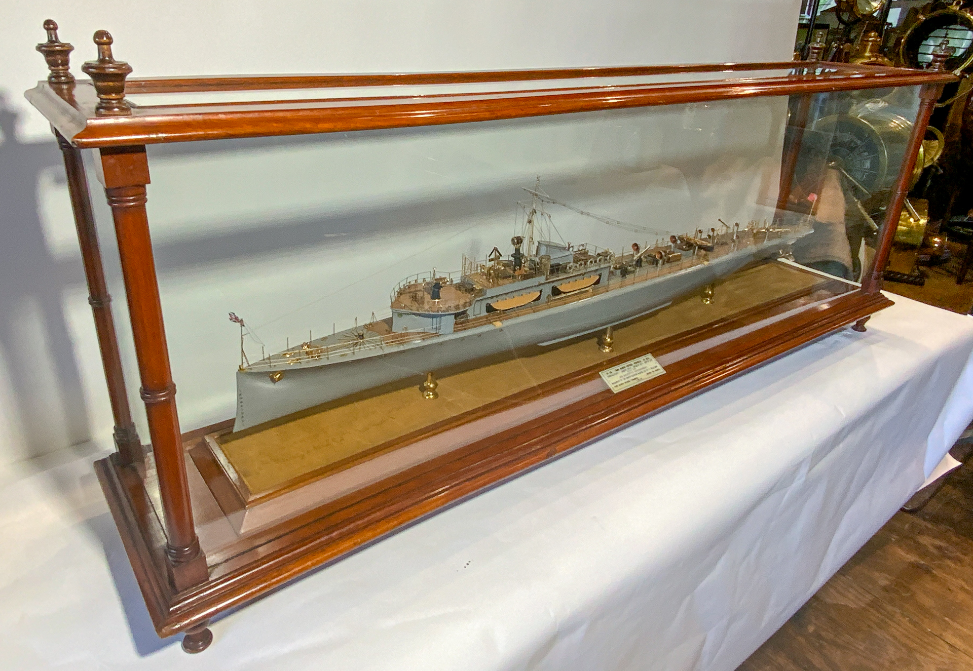 Builders Dockyard Model of the Royal Naval P Class Sloops P19 & P20