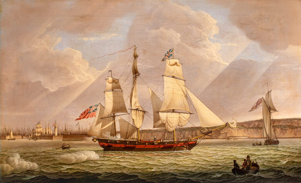 The West Indian Packet ACHILLES Off Whitehaven