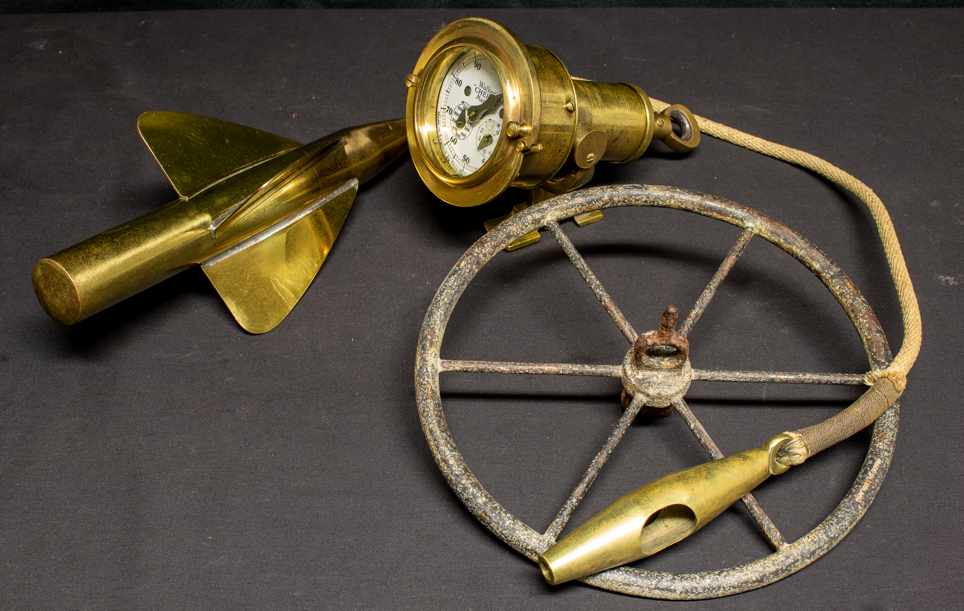 Walker Cherub Mark III Ships Taffrail Log with Spinner and Governor