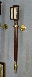 Rosewood Gimballed Marine Barometer  by Francis M. Walker – London