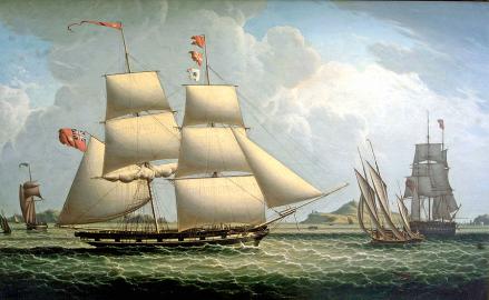 A Revenue Brig Under Way