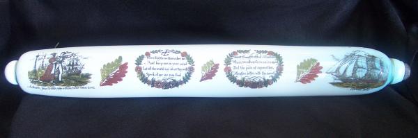 REMEMBER ME, Sailor’s Commemorative Glass Rolling Pin