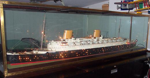 Builder’s Dockyard Company Boardroom Model of the North German Lloyd’s Steamship BREMEN