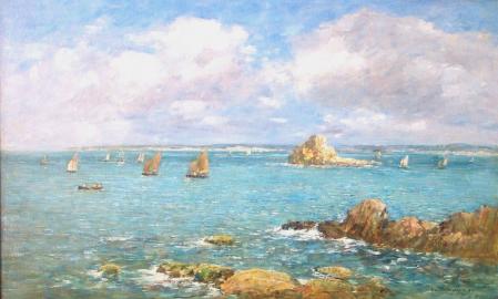 Douarnenez:Bateaux dans la Baie