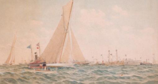 The Start of the 1901 America’s Cup