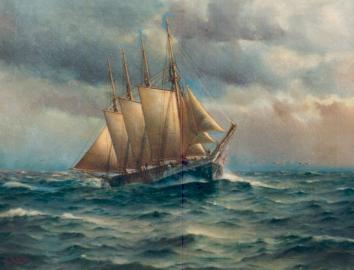West Coast Lumber Schooner