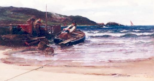 Ashore with the Catch