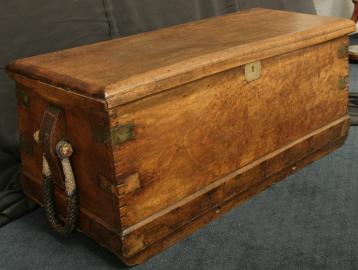 Camphor Wood Sea Chest with Beckets