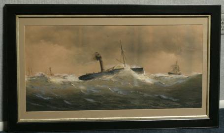 Sidewheeler in Heavy Seas with LIGHTSHIP