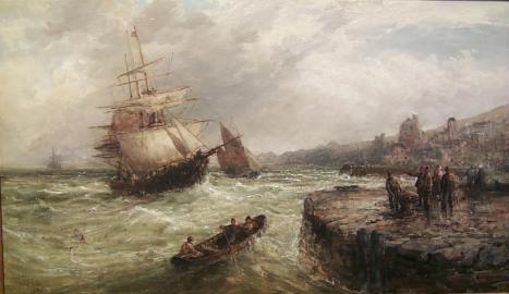 Approaching the QUAY , Isle of Man