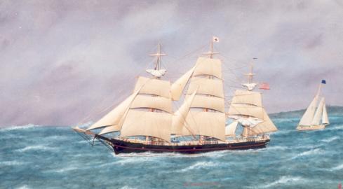 Clipper Ship HOOGLY of Boston