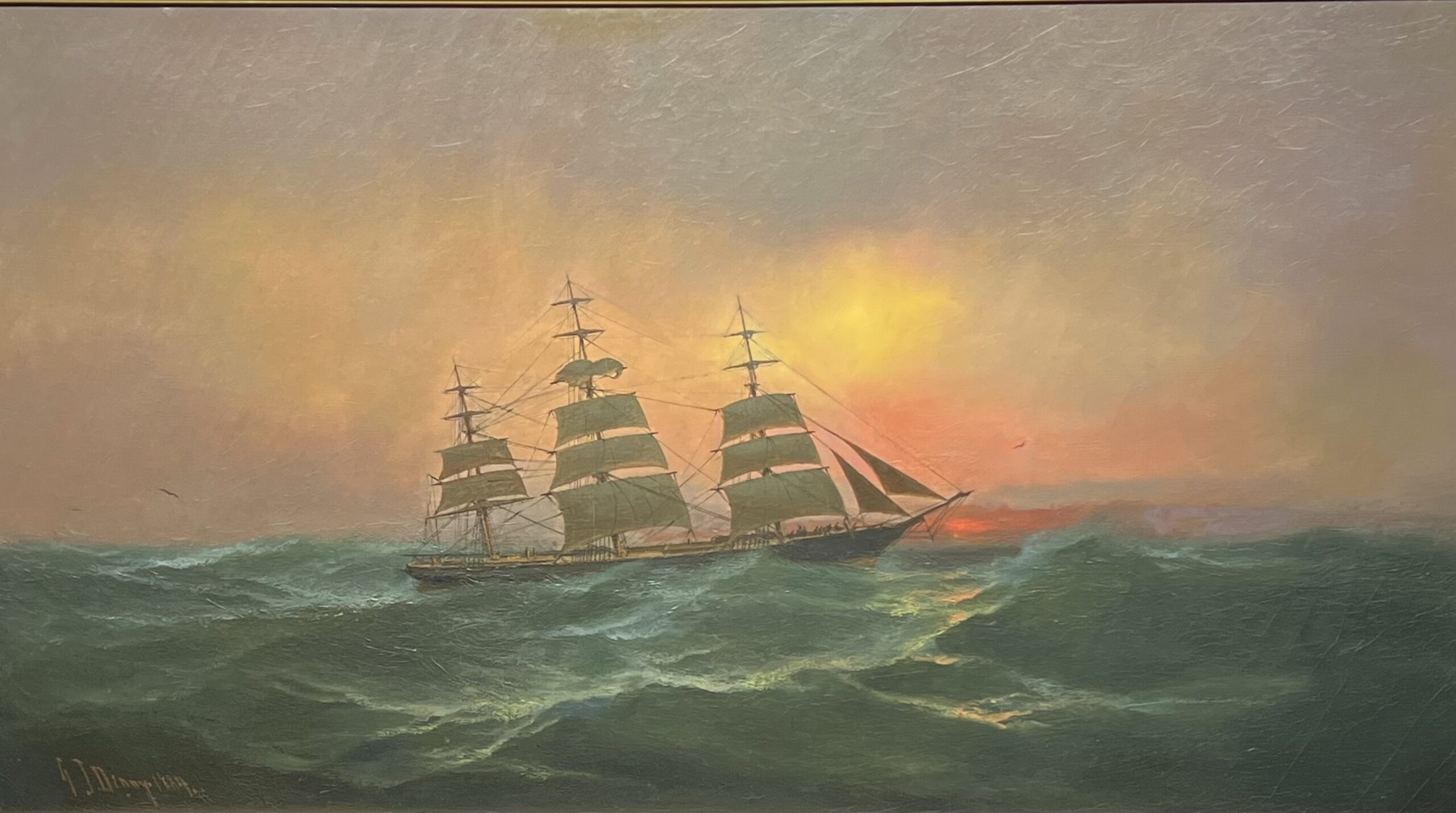 Sunset At SEA by Gideon Jaques Denny