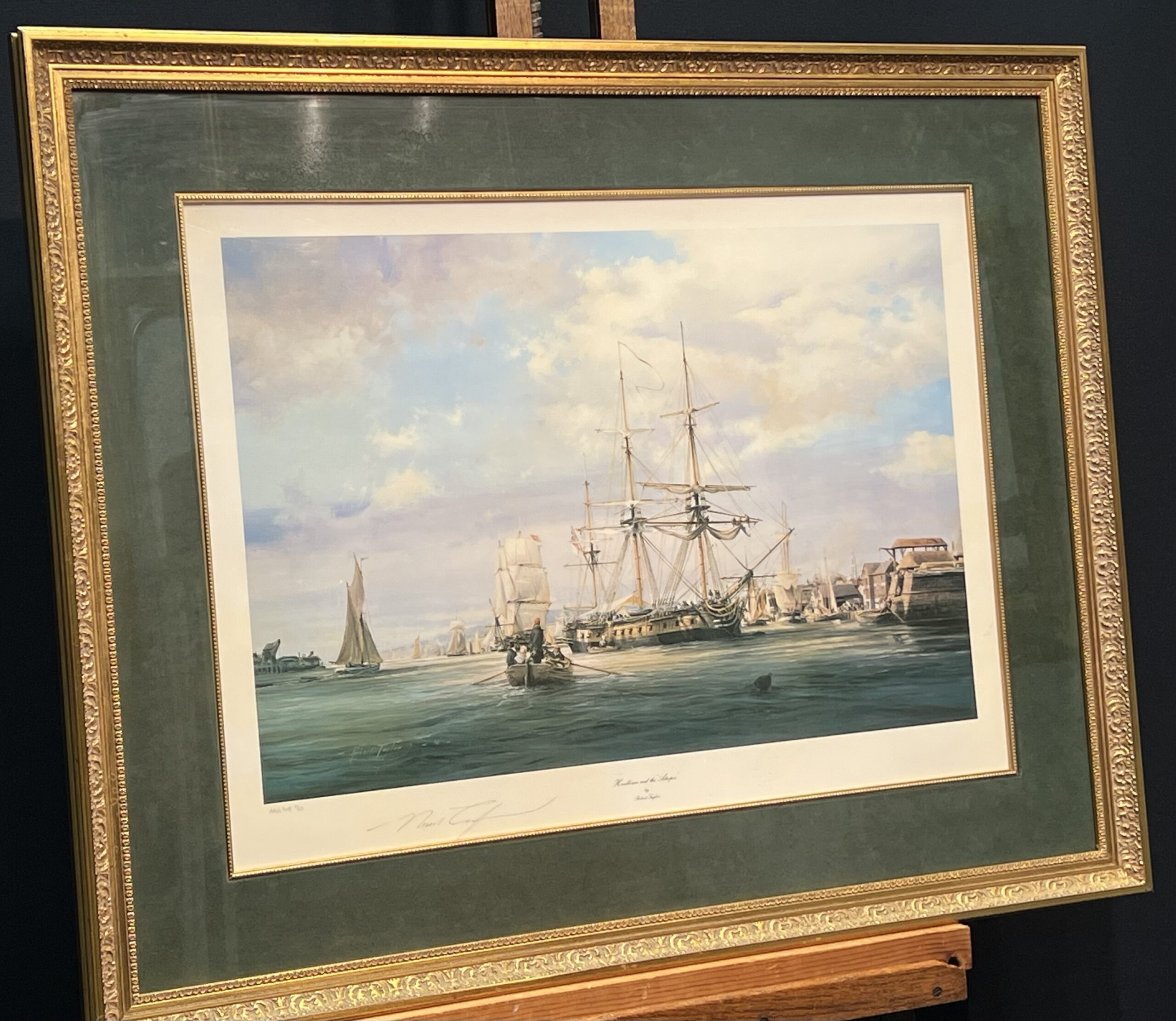 Robert Taylor Print of Hornblower and Atropos 1890