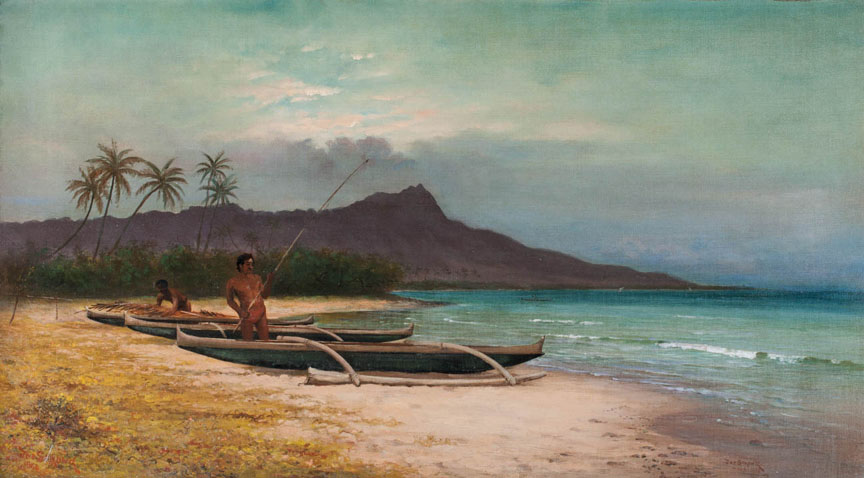Outriggers At Diamond Head, Honolulu