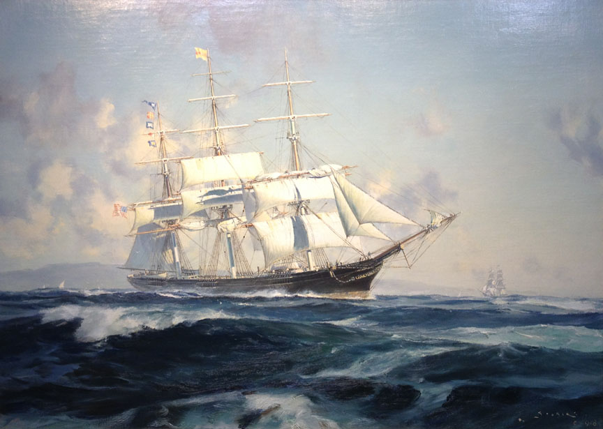 Ship N.B. PALMER off the Golden Gate